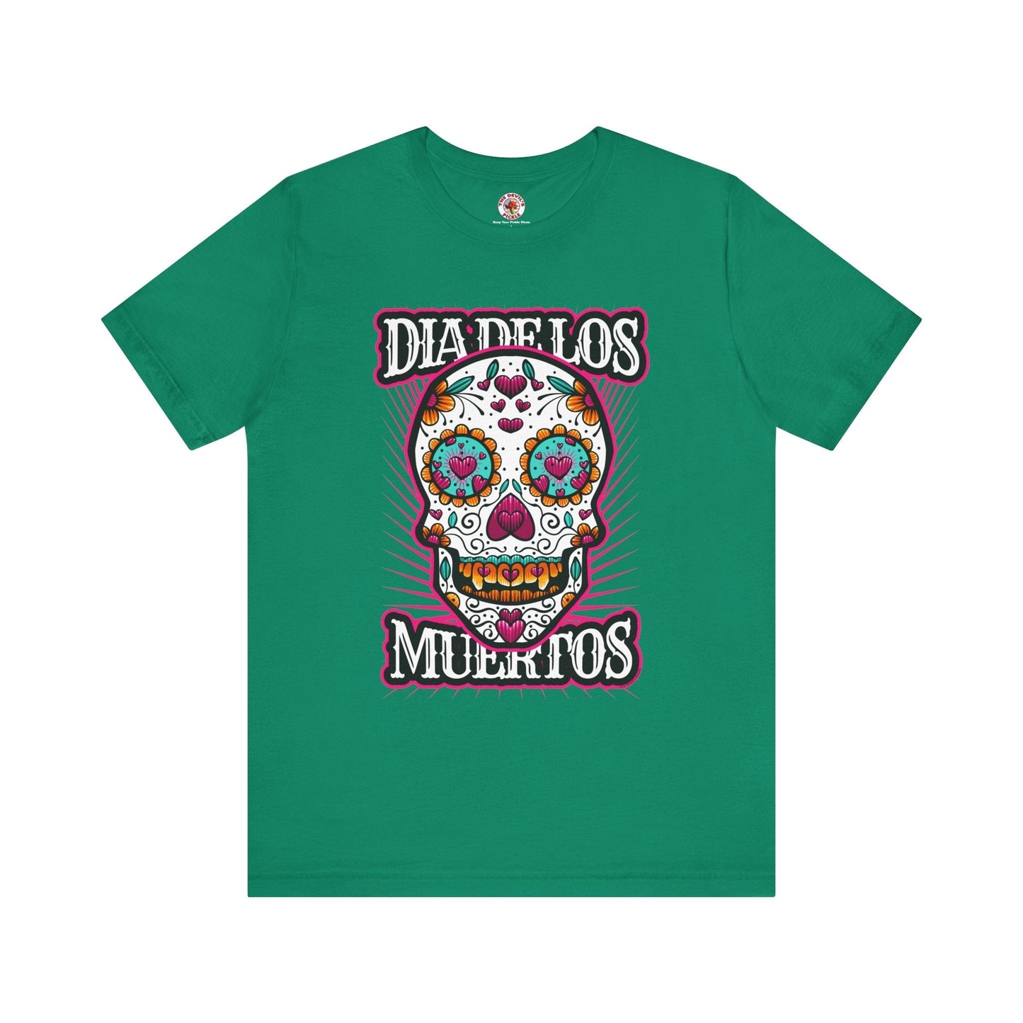 Dia De Los Muertos Skull T-Shirt The Devil's Pickle