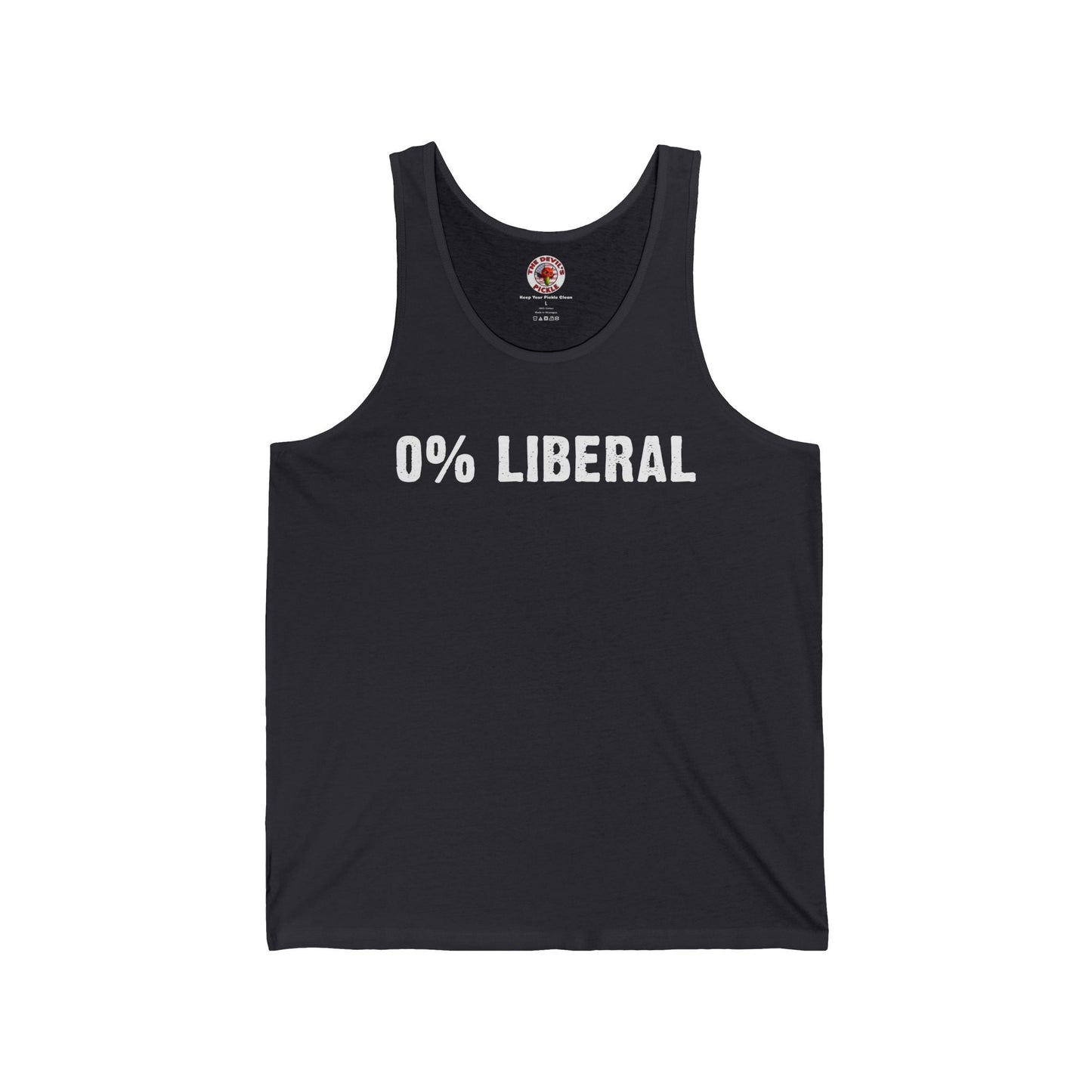 0% Liberal Tank Top The Devil's Pickle