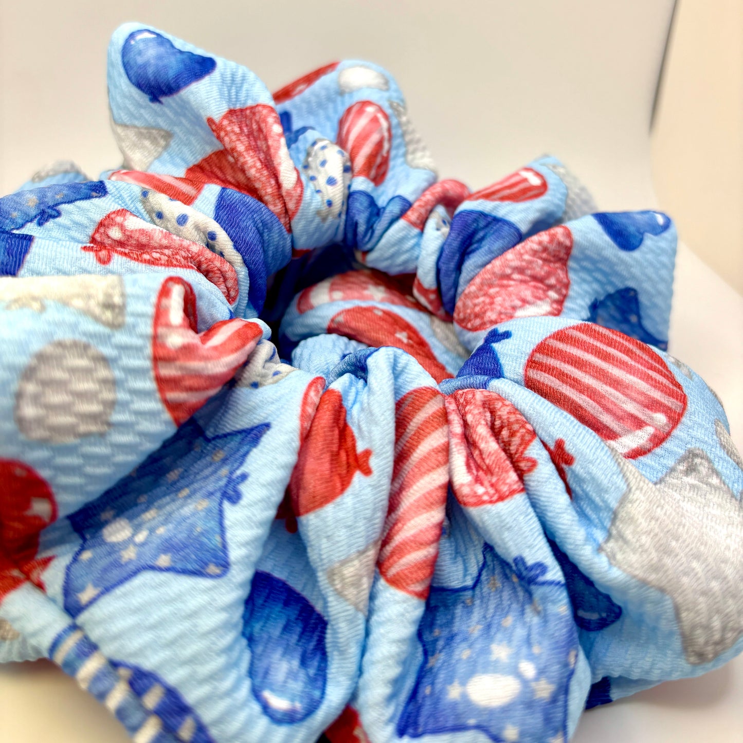 Balloon Patriotic Bullet Scrunchie Enchanted Scrunch