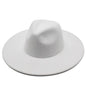 Modern Classic Felt Fedora – Stylish Wide Brim Wool Hat for Men and Women Country in My Heart