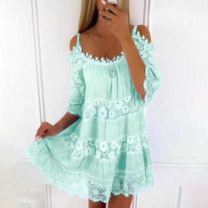 Lace Embrace Summer Sling Dress Country in My Heart