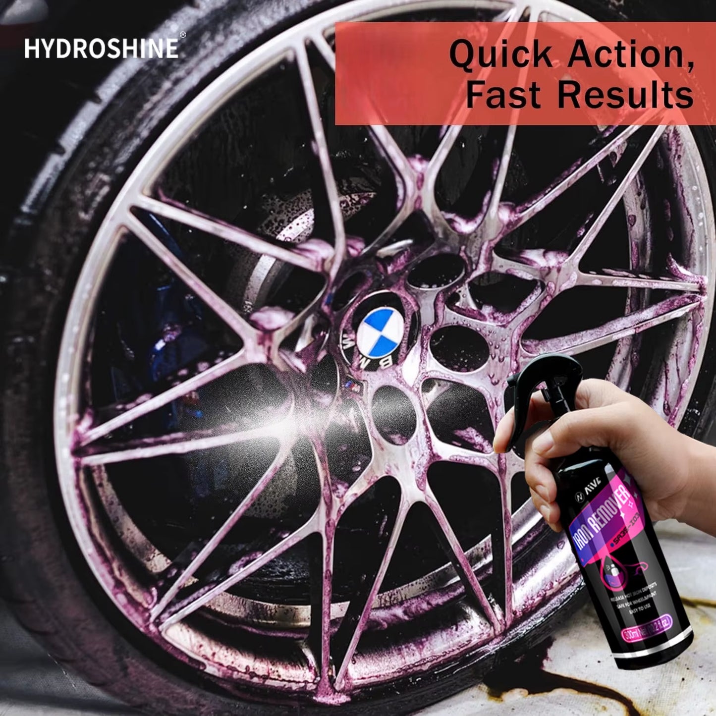 Iron Remover Wheel Rim Cleaner Protect Wheels and Brake Iron Dust Rim Rust Cleaner from Auto Detail Chemical Car Care