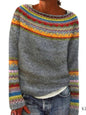 Women’s Fashionable Pullover Sweater Top | Cozy Everyday Knit FitiqueFit