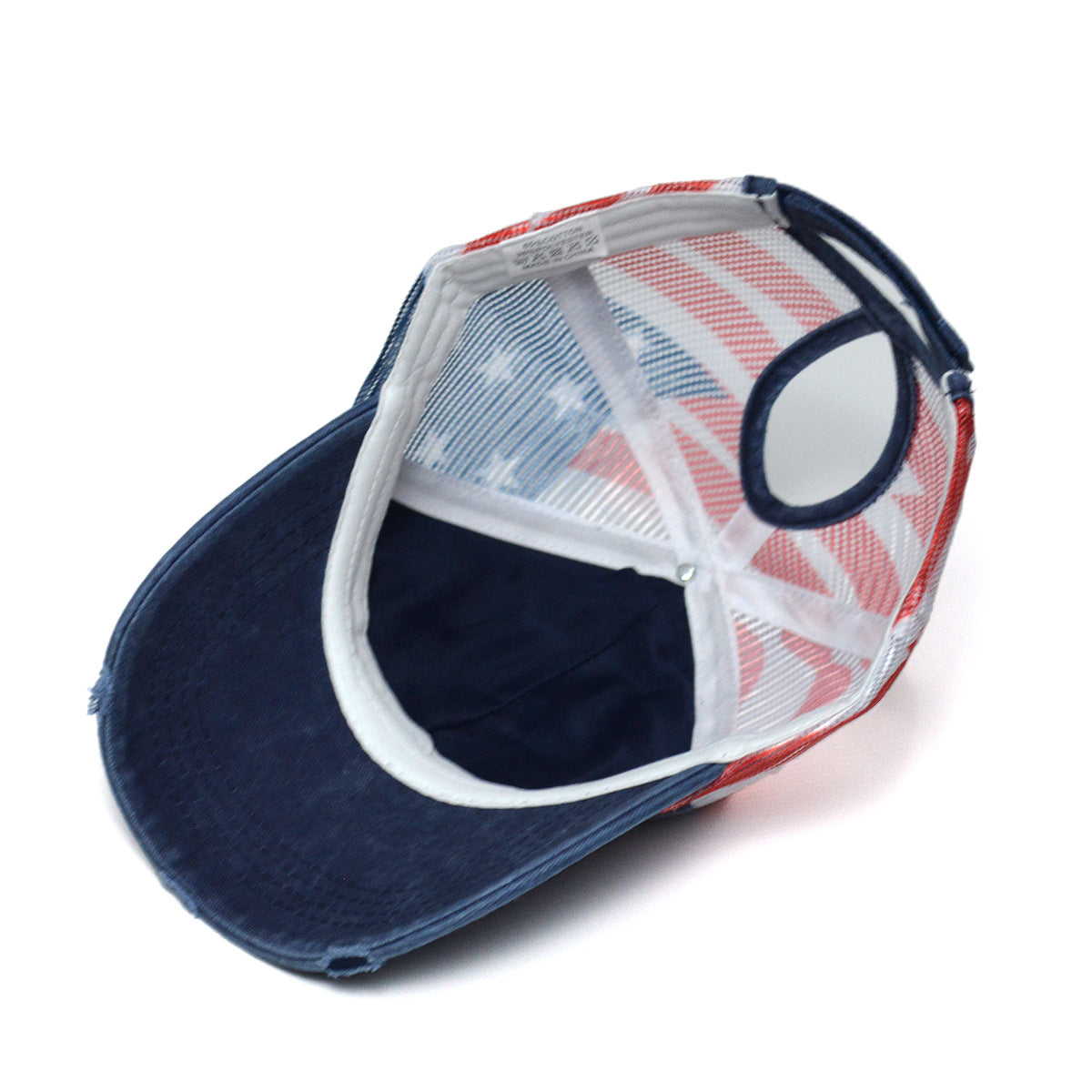 Women's Ripped Embroidered Baseball Cap – Breathable Dome Top Polyester Hat FitiqueFit