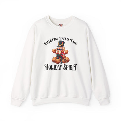 Bustin' Into The Holiday Spirit Crewneck Sweatshirt