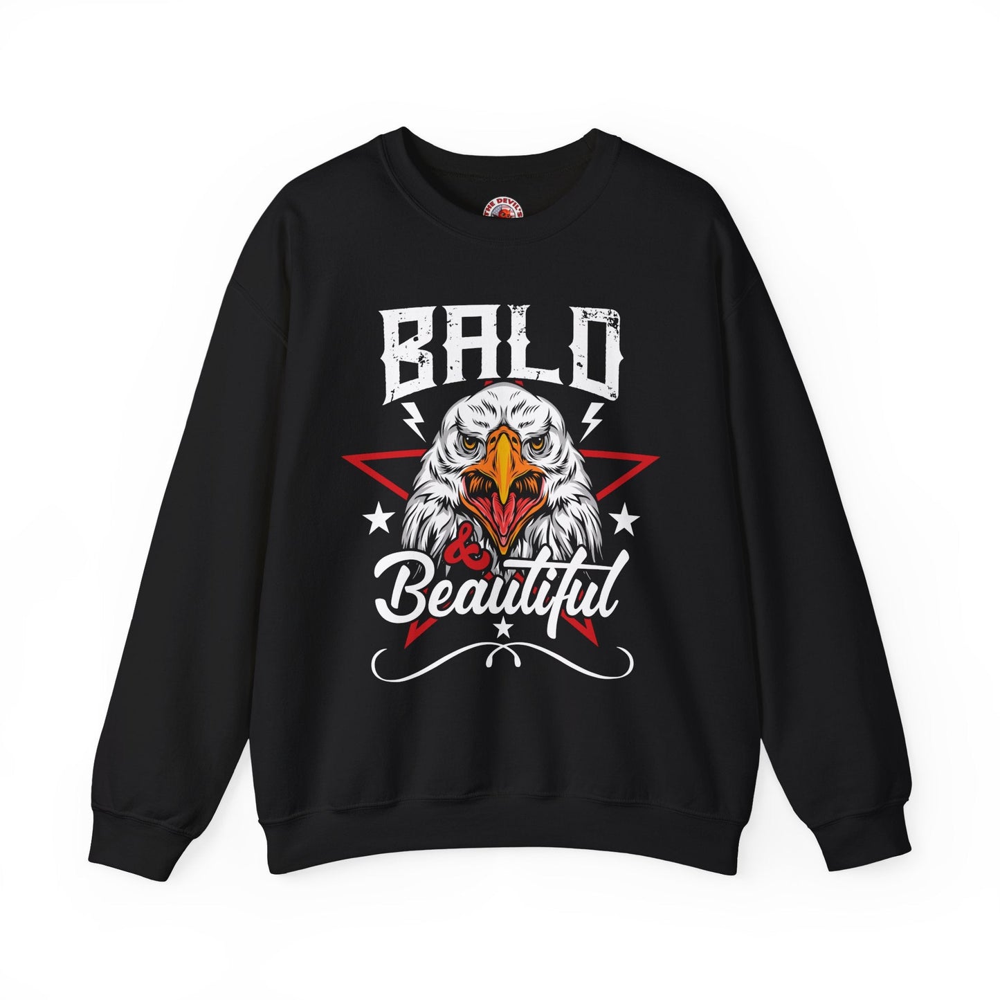 Bald And Beautiful Crewneck Sweatshirt The Devil's Pickle