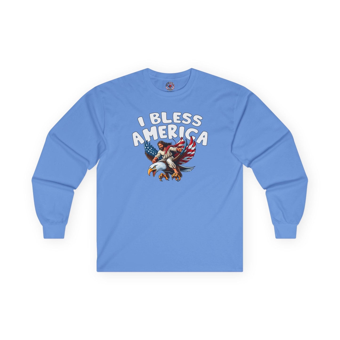I Bless America Long Sleeve Tee The Devil's Pickle