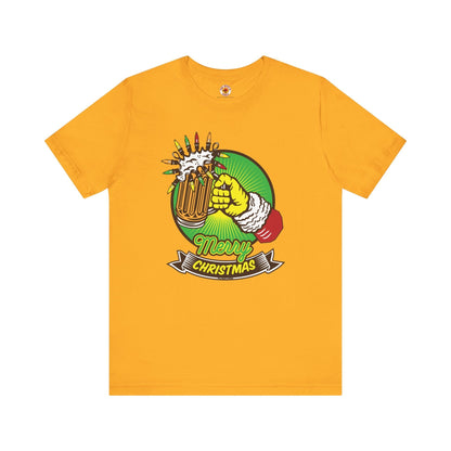 Merry Christmas Beer T-Shirt The Devil's Pickle