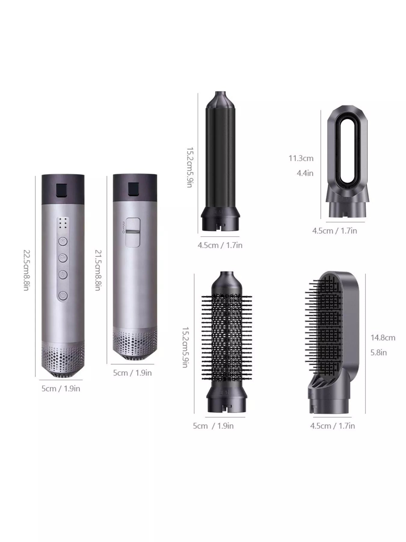 6-in-1 Interchangeable Head Curling Iron New Era Fashion LLc