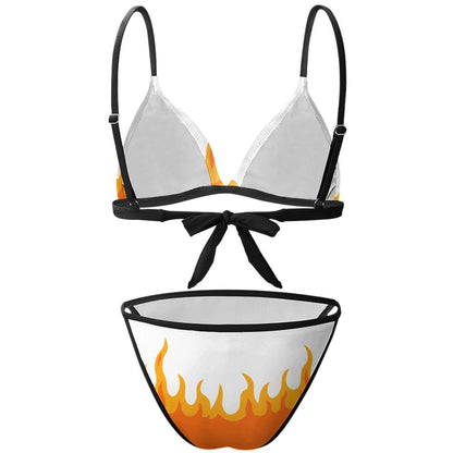 Hell Raiser 2 pc Bikini | White Luckless Outfitters