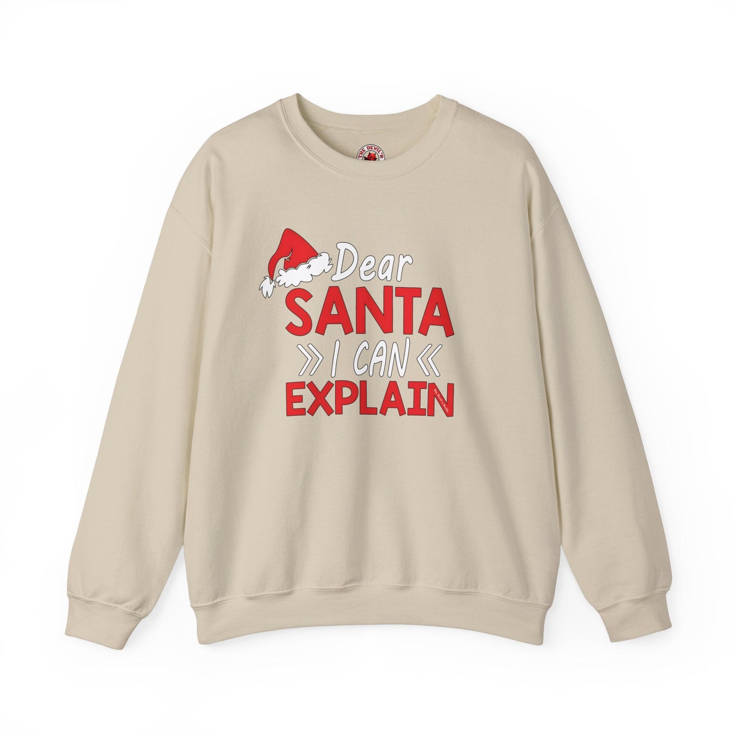 Dear Santa I Can Explain Crewneck Sweatshirt The Devil's Pickle