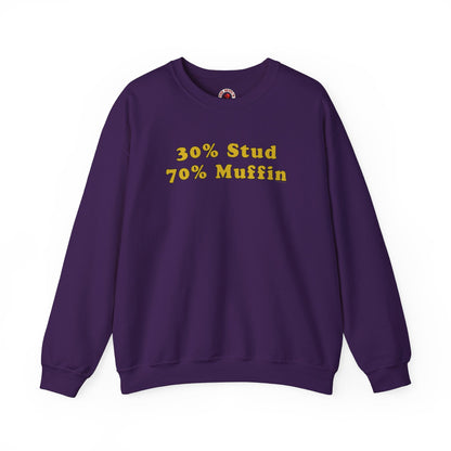 30% Stud 70% Muffin Crewneck Sweatshirt The Devil's Pickle