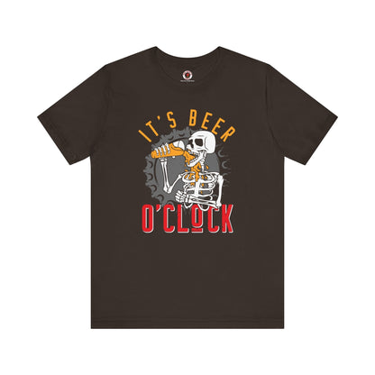 It's Beer O'Clock Skeleton T-Shirt The Devil's Pickle