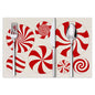 Christmas meal mat linen candy letter printed table mat living room dining table decoration insulation mat