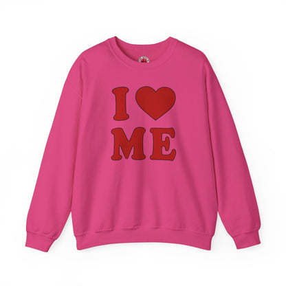 I Heart Me Crewneck Sweatshirt The Devil's Pickle