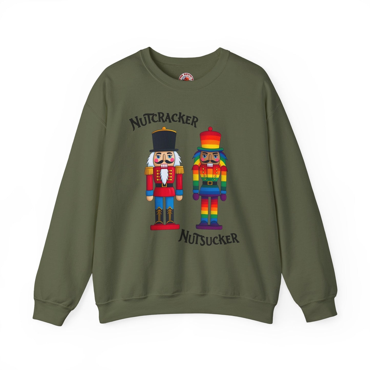 Nutcracker or Nutsucker Crewneck Sweatshirt The Devil's Pickle