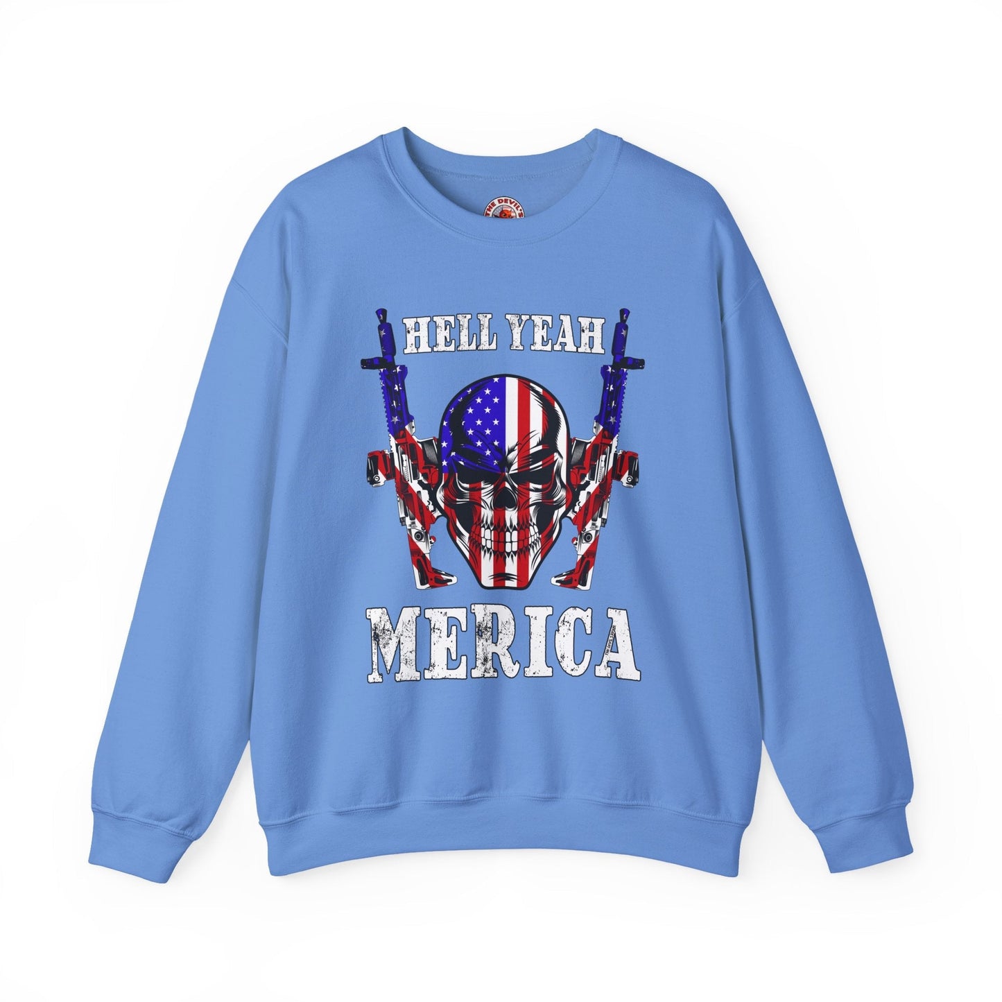 Hell Yeah Merica Crewneck Sweatshirt The Devil's Pickle