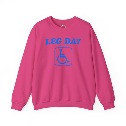 Leg Day Handicap Crewneck Sweatshirt The Devil's Pickle