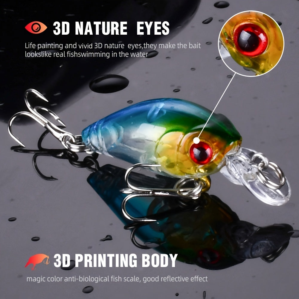 8pcs Crankbait Minnow Lure Set, Floating Artificial Fishing Lures, Topwater Baits NovaCart