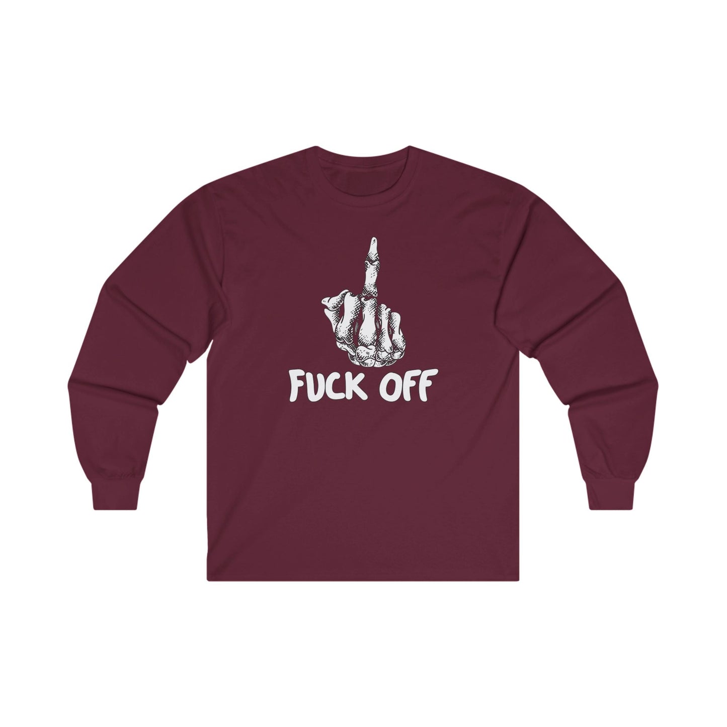 Fuck Off Finger Long Sleeve Tee The Devil's Pickle