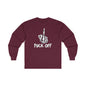 Fuck Off Finger Long Sleeve Tee The Devil's Pickle