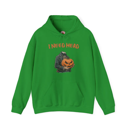 I Need Head Hooded Sweatshirt The Devil's Pickle