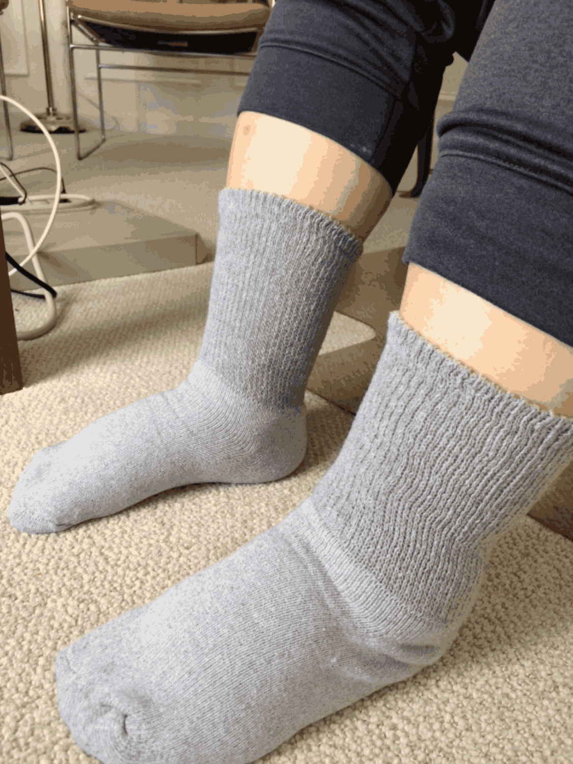 Women's Cotton Diabetic Ankle Socks (6 Pair) DSC