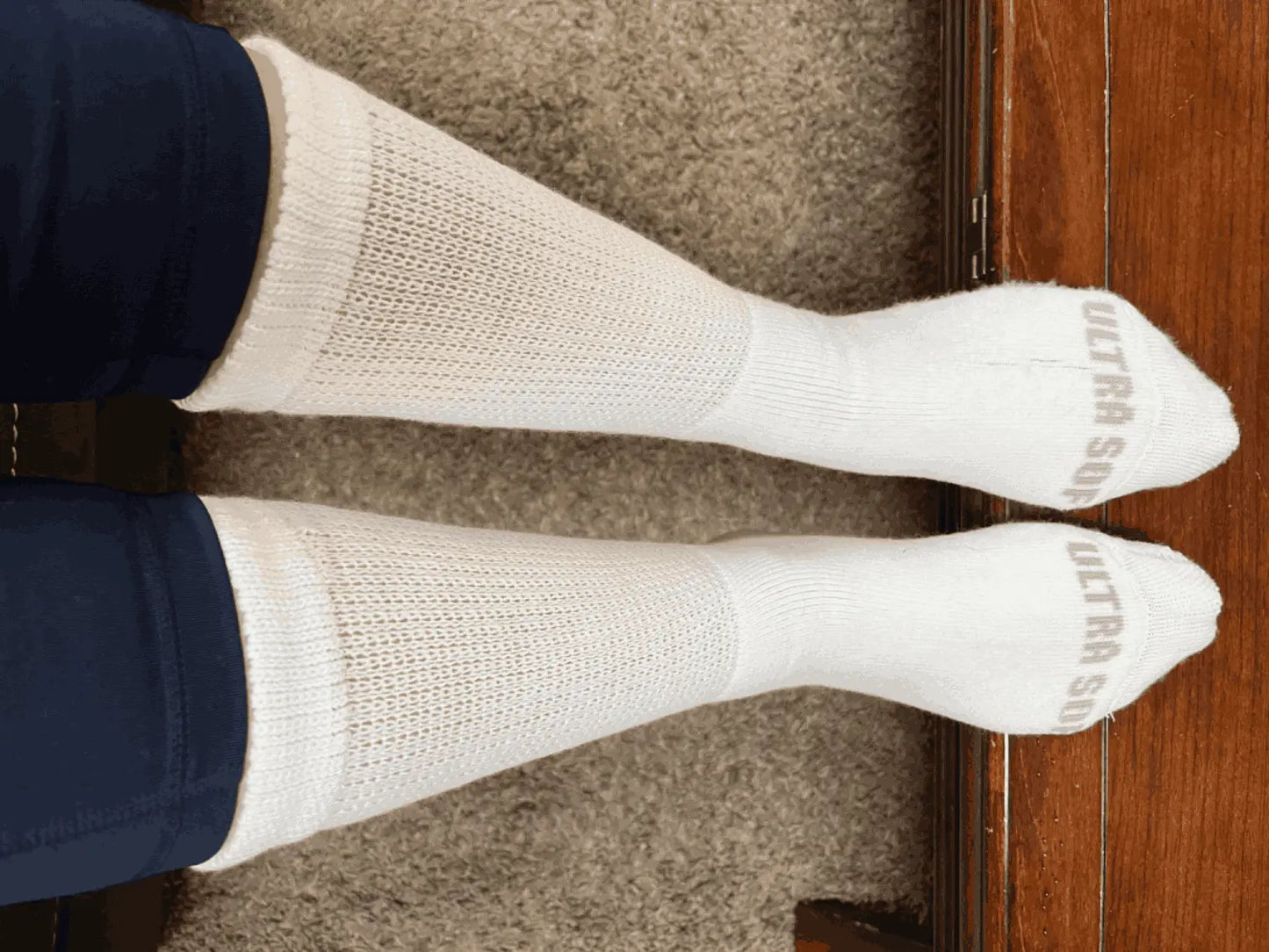 Men's Ultra-Soft Upper Calf Diabetic Socks (4 Pair) DSC
