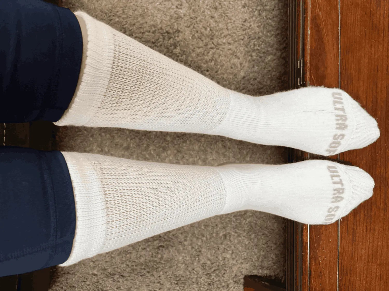 Men's Ultra-Soft Upper Calf Diabetic Socks (4 Pair) DSC