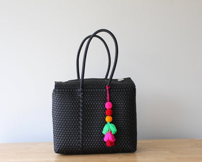 Audrey Handwoven Handbag - Classic Black MexiMexi