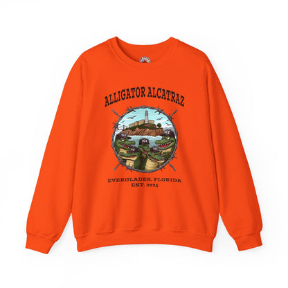 Alligator Alcatraz Crewneck Sweatshirt The Devil's Pickle