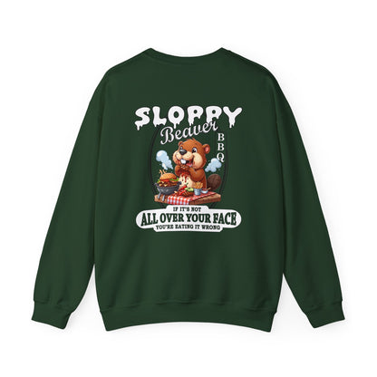 Sloppy Beaver BBQ Back Crewneck Sweatshirt The Devil's Pickle