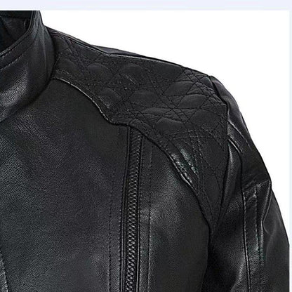 Black Leather Motorcycle Jacket | Stylish and Warm for Bikers & Nightlife Country in My Heart
