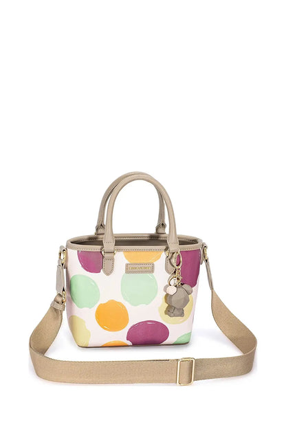 David Jones Colorful Polka Dot Handbag New Era Fashion LLc