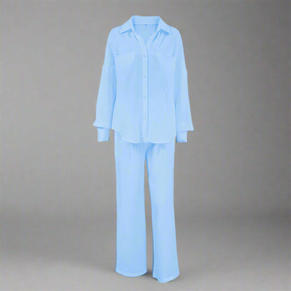 Women's Casual Solid Color Lounge Set FitiqueFit