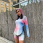 Women's Casual Fashion Hoodie Sports Two Piece Set See size chart under “more details” The Fashion Celestial