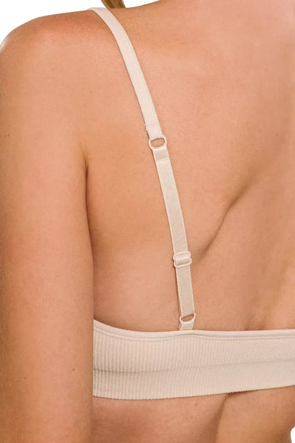 Zenana Seamless Classic Bra with Removable Bra Pads New Era Fashion LLc