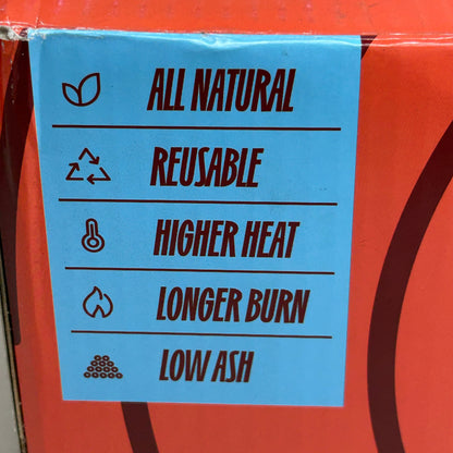 THAAN CHARCOAL Original Thai-Style Charcoal For 4-6 Hours Of Grilling 22lbs Black (New Other-Distressed Packaging) PayWut