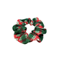 Mini Red and Green Plaid Christmas Bullet Scrunchie Enchanted Scrunch