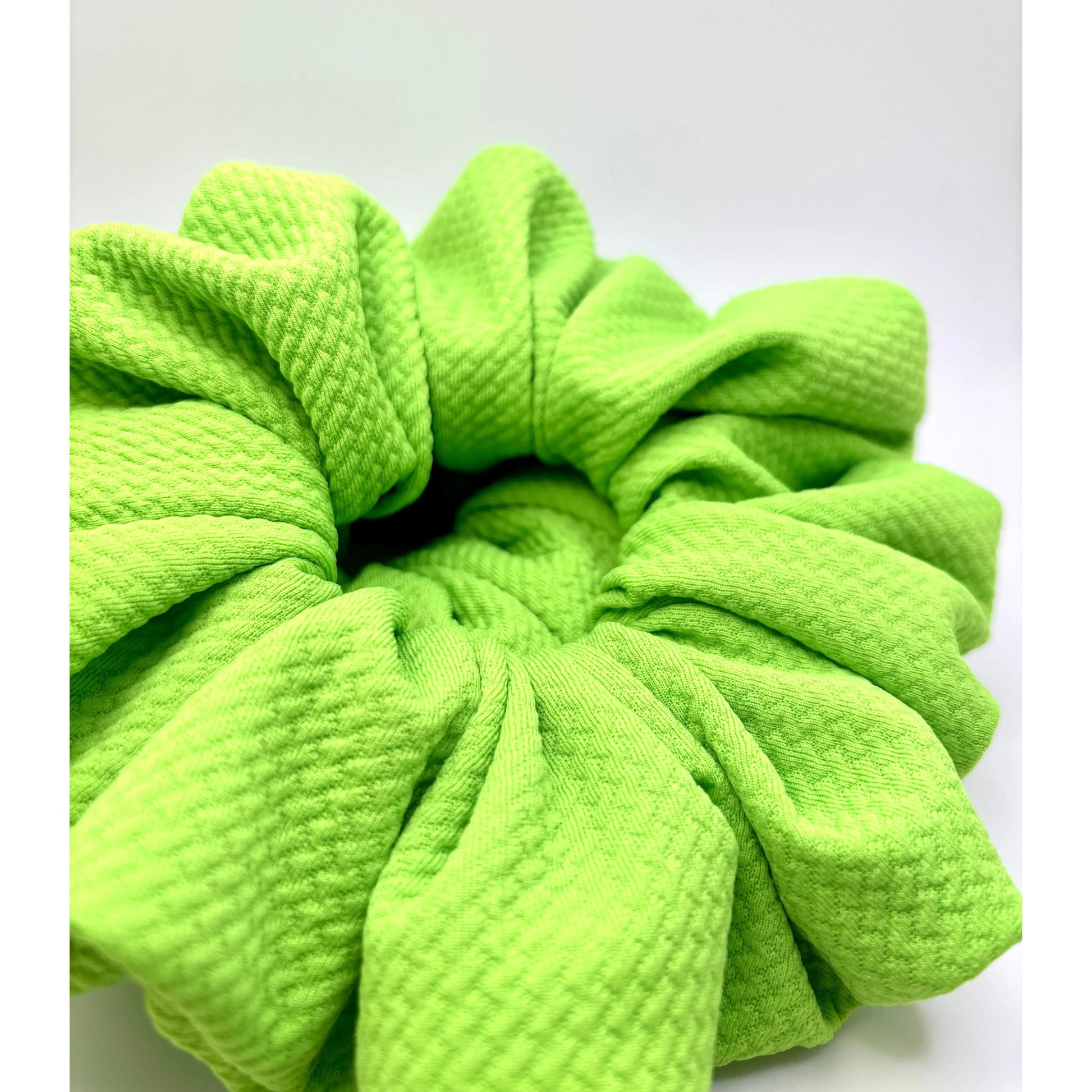Light Green Summer Bullet Scrunchie Enchanted Scrunch