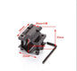 Single sided butterfly clamp pipe clamp universal clamp low seat K185k186 fixed clip clip 8 word clamp