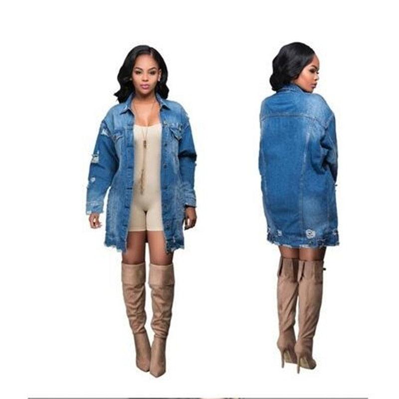 Cowgirl Chic Boyfriend Denim Jacket | Distressed & Stylish Western Outerwear Country in My Heart
