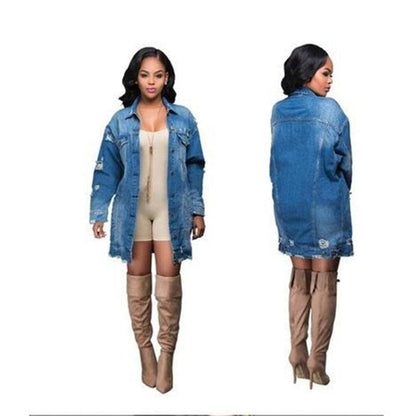 Cowgirl Chic Boyfriend Denim Jacket | Distressed & Stylish Western Outerwear Country in My Heart