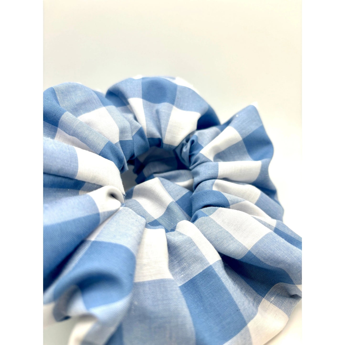 Blue Plaid Scrunchie Enchanted Scrunch