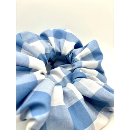 Blue Plaid Scrunchie Enchanted Scrunch