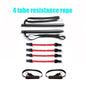 Resistance Band  Pilates Stick Gym Exercise Muscle Power Tension Bar With Fitness Stick Home Body Work Out Fitness Pull Rope