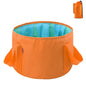 Multi-Purpose Outdoor Travel Portable Folding Bucket Foot Bucket Washbasin Camping Bucket Enlarged