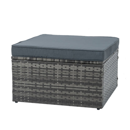 Patio Furniture, Outdoor Furniture, Seasonal PE Wicker Furniture,5 Set Wicker Furniture With Plywood Coffee Table V.I.P Digital Presence