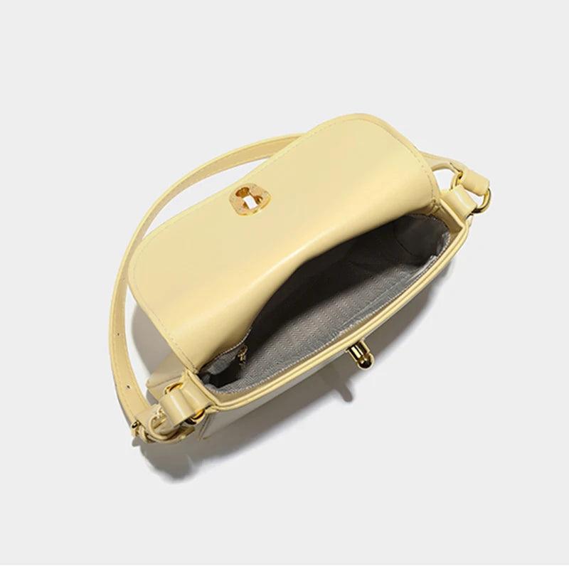 Luxury Retro Cowgirl Saddle Bag | Genuine Leather Brown Handbag Country in My Heart