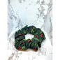 Glitter Holly Christmas Scrunchie Enchanted Scrunch
